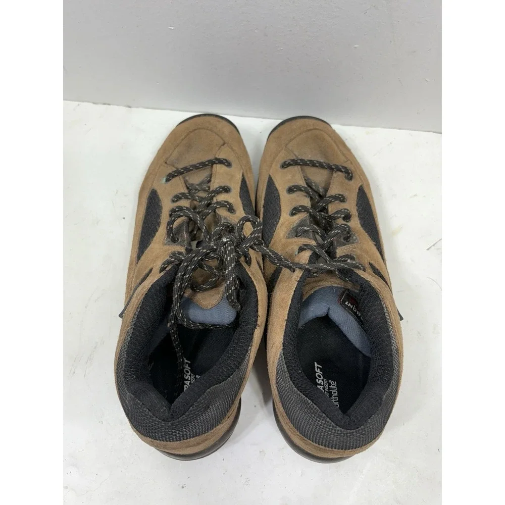 Garment Men's Hiking Boots Shoes Size 11.5 Brown Black Suede‎